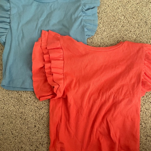 Zara Tops Zara Ruffle Sleeve Tops Poshmark
